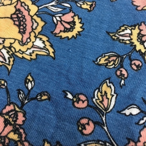 AGNES & DORA Dolman Tunic Top Blue Floral For the Love Cornflower Size Small NWT - Picture 10 of 11